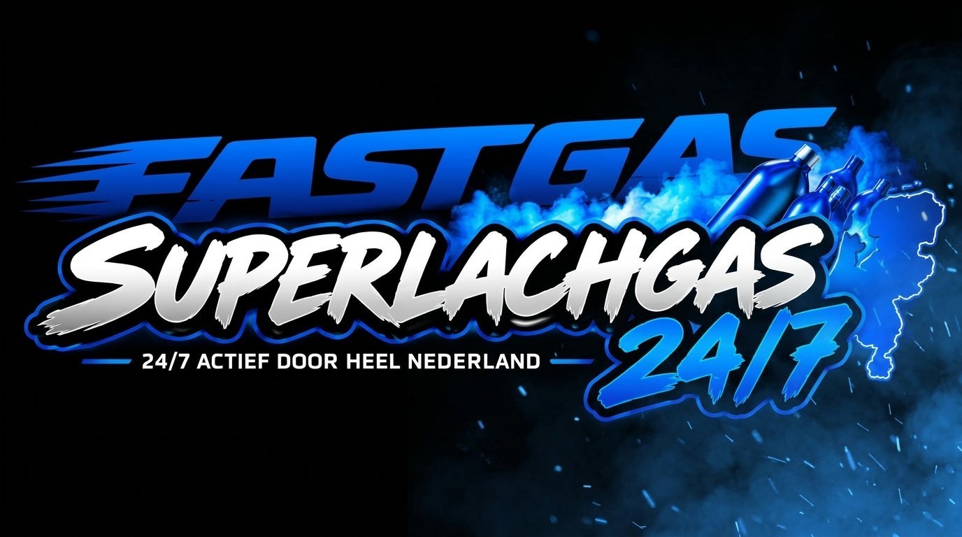Fastgas Superlachgas 24/7 — lachgas bezorging in Veenendaal en heel Nederland